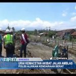 Urai Kemacetan Akibat Jalan Amblas