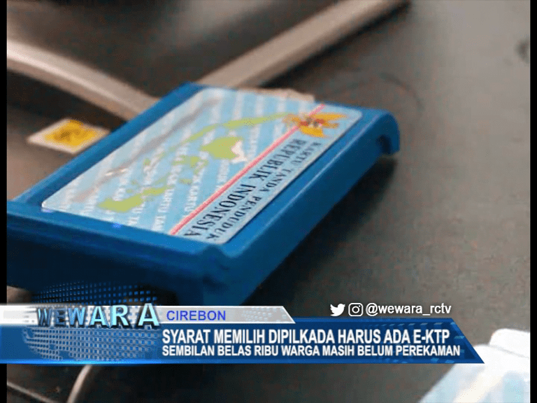 Syarat Memilih Dipilkada Harus Ada E-KTP