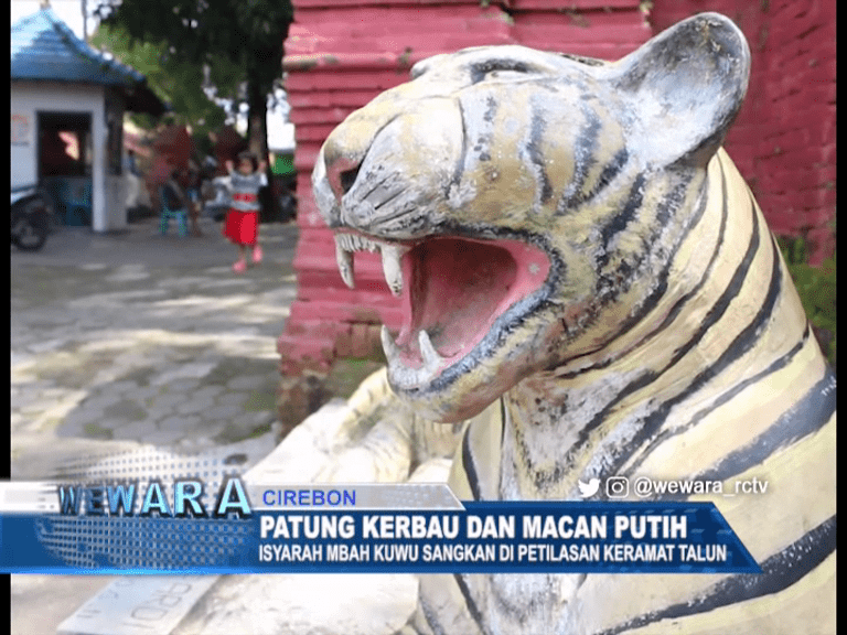 Patung Kerbau Dan Macan Putih, Isyarah Mbah Kuwu Sangkan Di Petilasan Keramat Talun