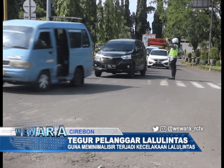 Tegur Pelanggar Lalulintas Guna Meminimalisir Terjadi Kecelakaan Lalulintas