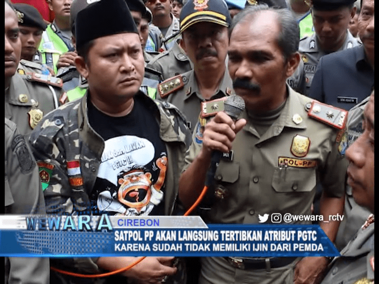 Satpol PP Akan Langsung Tertibkan Atribut PGTC