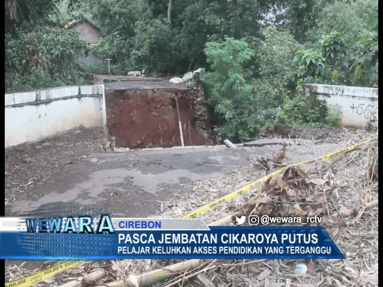 Pasca Jembatan Cikaroya Putus, Pelajar Keluhkan Akses Pendidikan yang Terganggu