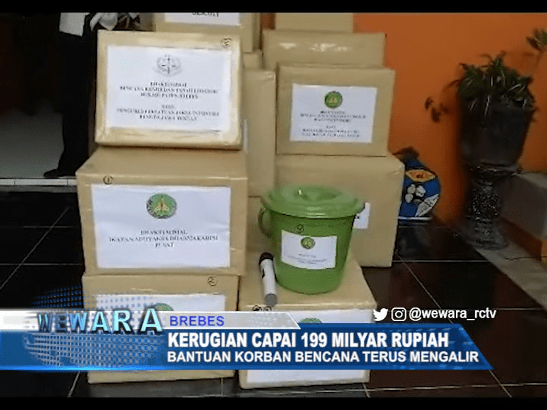 Kerugian Bencana Alam di Brebes Capai 199 Milyar Rupiah