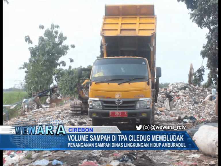 Volume Sampah di TPA Ciledug Membludak