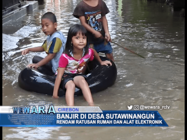 Banjir Landa Desa Sutawinangun