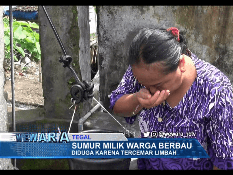 Sumur Milik Warga Berbau, Diduga Karena Tercemar Limbah