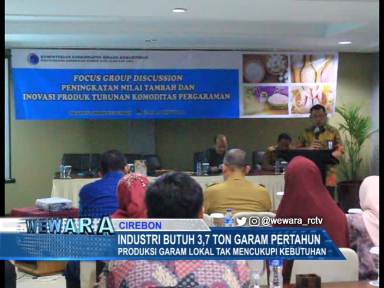 Industri butuh 3,7 ton garam pertahun