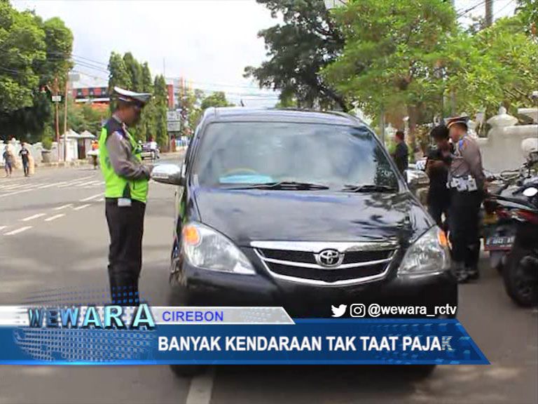 Banyak Kendaraan Tak Taat Pajak Polres Cirebon Gelar Operasi Gabungan KTMDU