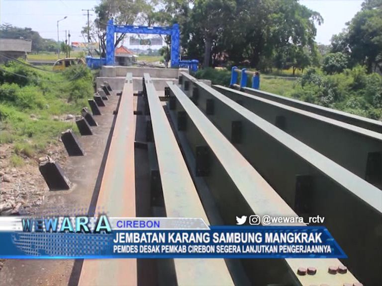 Jembatan Karang Sambung Mangkrak