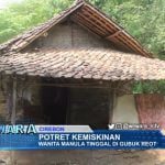 Potret Kemiskinan, Wanita Manula Tinggal Di Gubuk Reot