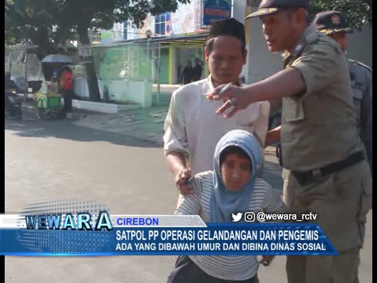 Satpol PP Operasi Gelandangan Dan Pengemis