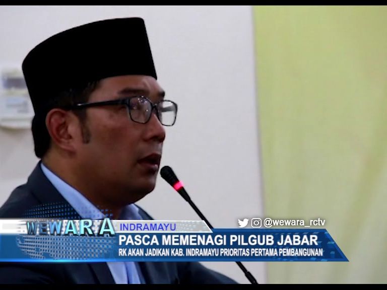 Pasca Memenagi Pilgub Jabar RK Akan Jadikan Kab. Indramayu Prioritas Pertama Pembangunan