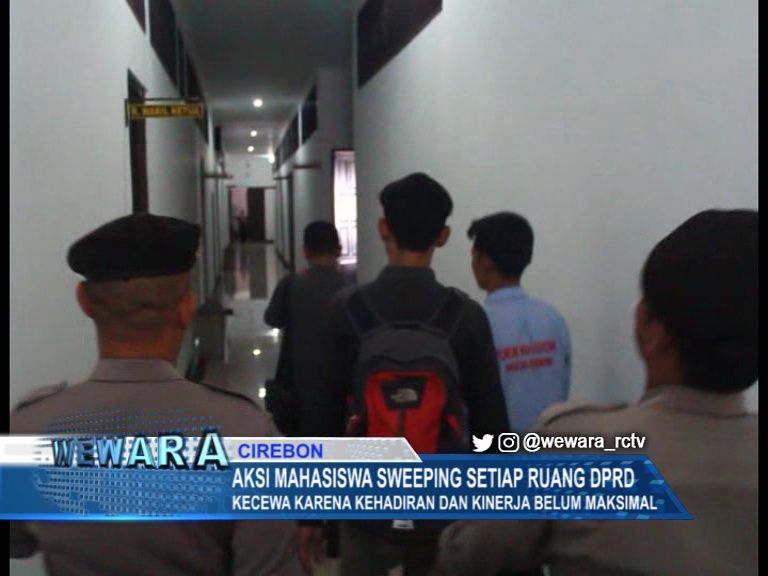 Aksi Mahasiswa Sweeping Setiap Ruang DPRD, Kecewa Karena Kehadiran Dan Kinerja Belum Maksimal