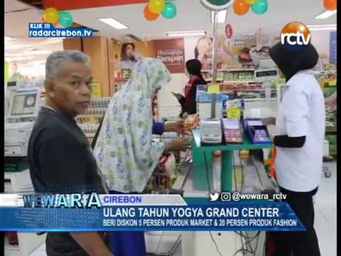 Ulang Tahun Yogya Grand Center Beri Diskon 5 Persen Produk Market & 20 Persen Produk Fashion