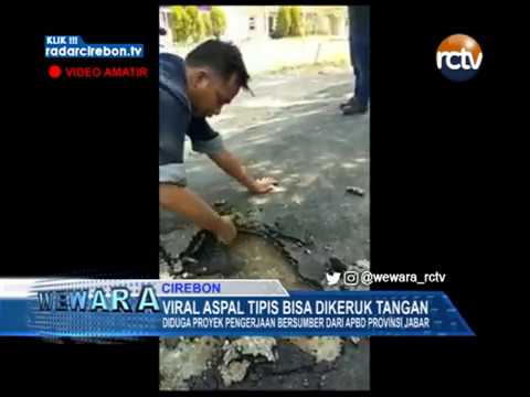 Viral Aspal Tipis Bisa Dikeruk Tangan