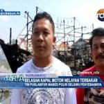 Tim Puslabfor Mabes Polri Selidiki Penyebab Kapal Motor Nelayan Terbakar