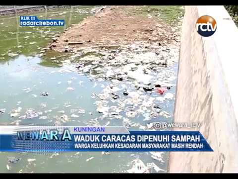 Waduk Caracas Dipenuhi Sampah