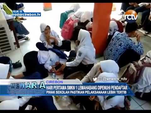 Hari Pertama SMKN 1 Lemahabang Dipenuhi Pendaftar