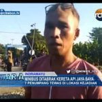 Minibus Ditabrak Kereta Api Jaya Baya