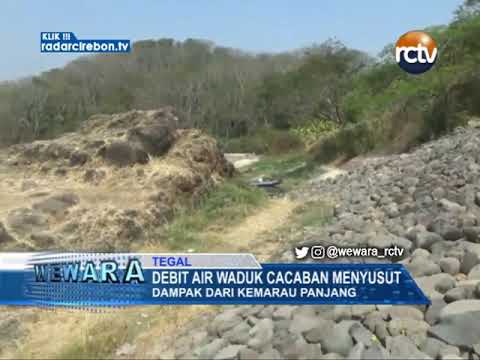 Debit Air Waduk Cacaban Menyusut