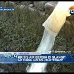 Krisis Air Bersih Di Slangit, Air Sungai Jadi Solusi Alternatif