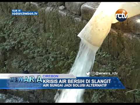 Krisis Air Bersih Di Slangit, Air Sungai Jadi Solusi Alternatif