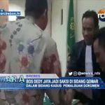 Bos Dedy Jaya Jadi Saksi Di Sidang Qomar