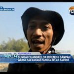 Sungai Cijangkelok Dipenuhi Sampah