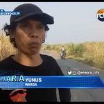 Jalan Penghubung Dua Desa Rusak Bergelombang