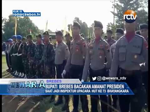 Bupati Brebes Jadi Inspektur Upacara HUT Ke 73 Bhayangkara