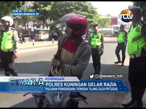 Polres Kuningan Gelar Razia