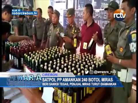 Satpol PP Amankan 240 Botol Miras