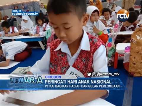 Peringati Hari Anak Nasional, PT KAI Bagikan Hadiah Dan Gelar Perlombaan