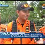 Jasad Laki-Laki Di Sungai Banjir Kanal