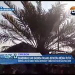 Bhabinmas Dan Babinsa Pasang Bendera Merah Putih