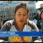 Penjual Ketupat Dadakan Penuhi Pasar Kanoman