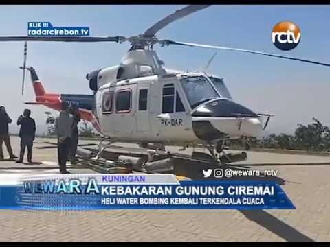 Heli Water Bombing Kembali Terkendala Cuaca