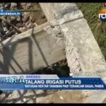 Talang Irigasi Putus, Ratusan Hektar Tanaman Padi Terancam Gagal Panen