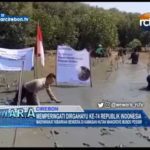 Masyarakat Kibarkan Bendera Di Kawasan Hutan Mangrove Mundu Pesisir