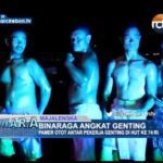 Binaraga Angkat Genting, Pamer Otot Antar Pekerja Genting Di HUT Ke 74 RI