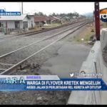 Warga Di Flyover Kretek Mengeluh Akses Jalan Di Perlintasan Rel KA Ditutup