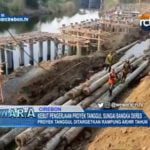 Kebut Pengerjaan Proyek Tanggul Sungai Bangka Deres