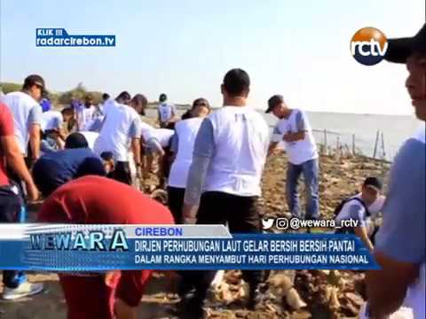 Dirjen Perhubungan Laut Gelar Bersih Bersih Pantai