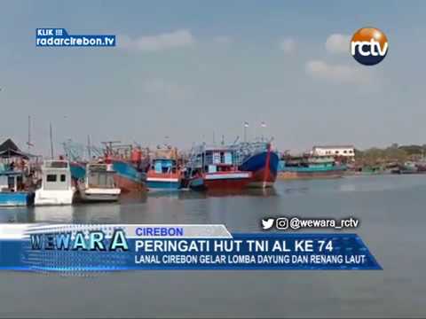 Lanal Cirebon Gelar Lomba Dayung Dan Renang Laut