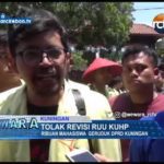 Tolak Revisi RUU KUHP, Ribuan Mahasiswa Geruduk DPRD Kuningan