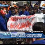 Mahasiswa Demo Di Kantor Bupati Brebes