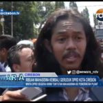 Ribuan Mahasiswa Kembali Geruduk DPRD Kota Cirebon