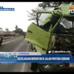 Kecelakaan Beruntun Di Jalan Pantura Gebang