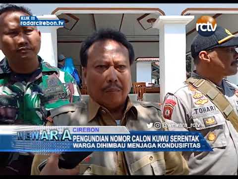 Pengundian Nomor Calon Kuwu Serentak