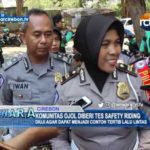 Komunitas Ojol Diberi Tes Safety Ride